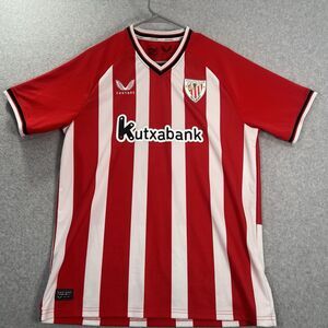 Athletic Bilbao soccer jersey Castore Sz Large 125 year anniversary